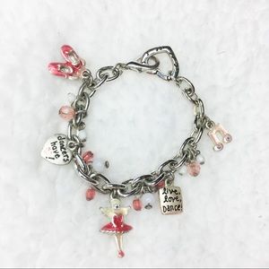💖BALLERINA💖 Charm Bracelet